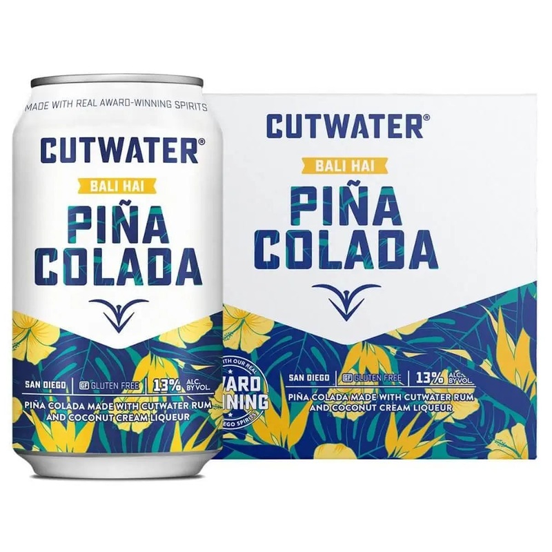 Cutwater Spirits Pina Colada (4 Pack 12 Ounce Cans)