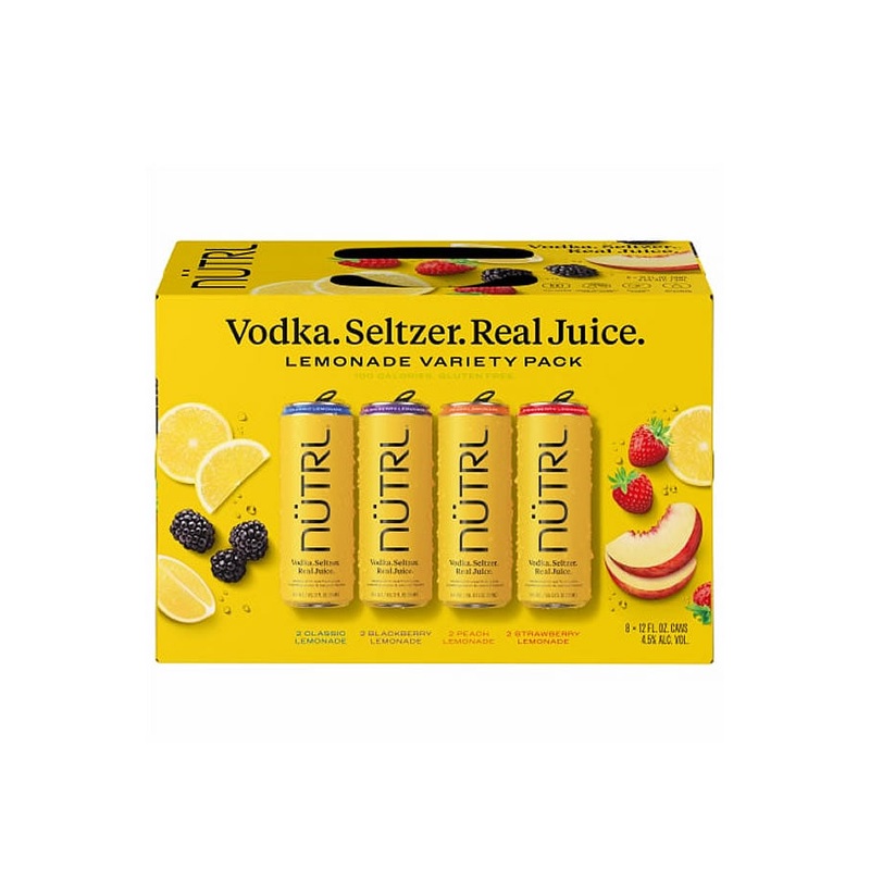 Nutrl Seltzer Lemonade Variety 8Pk