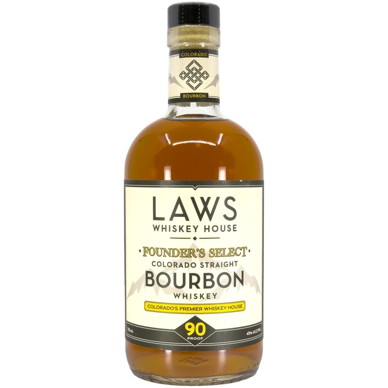 A.D. Laws Founders Select Straight Bourbon Whiskey, Colorado