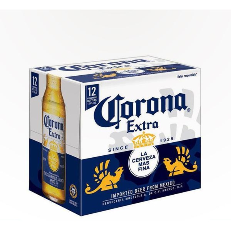 Corona Extra Mexican Pale Lager - 12 bottles