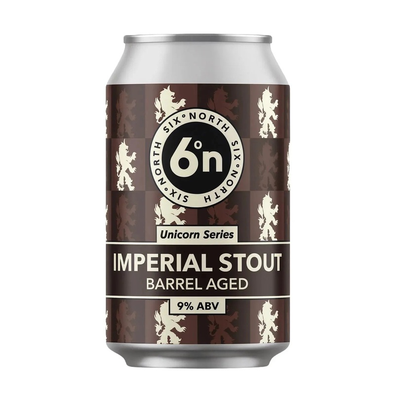 6 Degrees North (6DN) Unicorn Series - Imperial Stout Barrel Aged 330ml Can