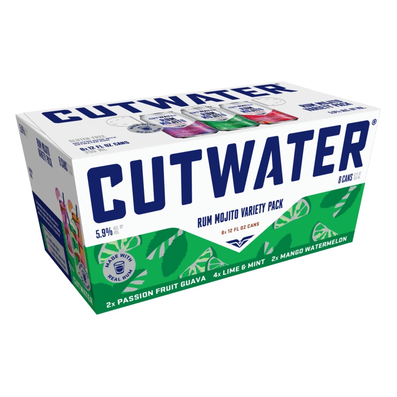 Cutwater Rum Mojito Variety Pack 24 12oz cans