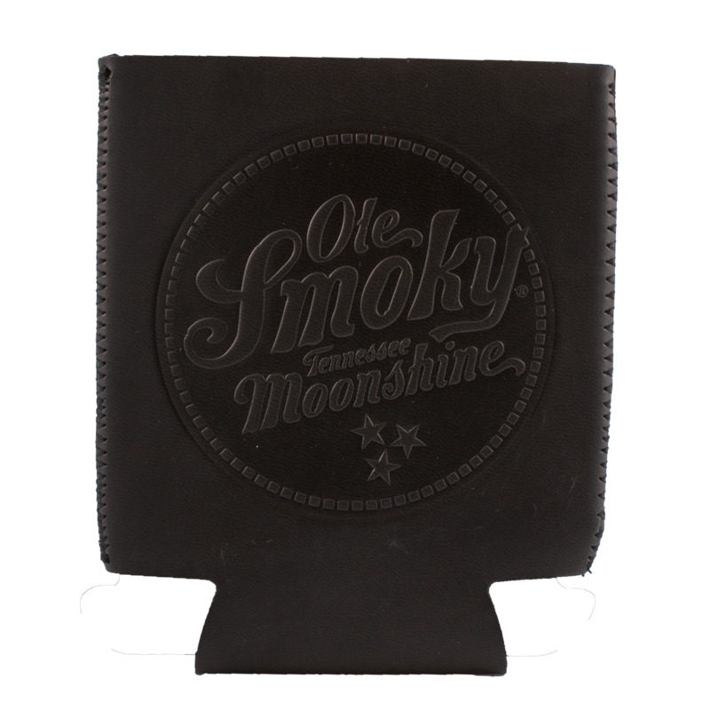 BLACK LEATHERETTE COOLIE