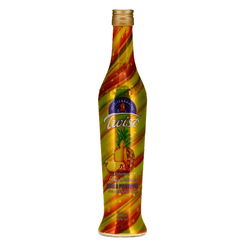 Kawar Mediterranean Twist Craft Cocktail Arak & Pineapple