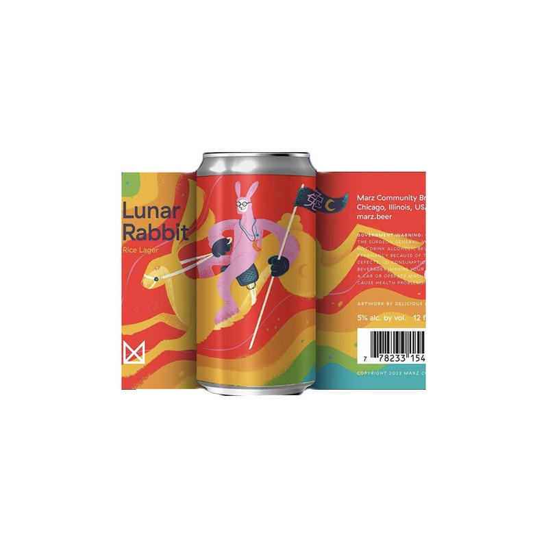 Marz Lunar Rabbit Rice Lager 4Pk