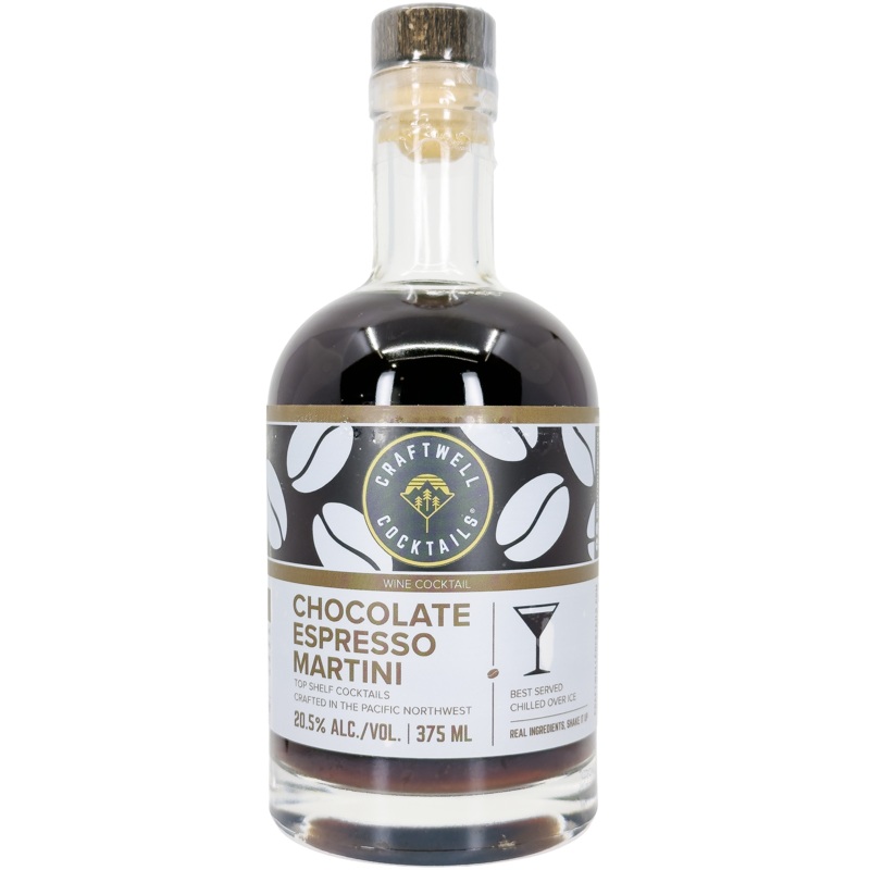 Craftwell Signature Chocolate Espresso Martini Wine Cocktail, Corvalis, Oregon