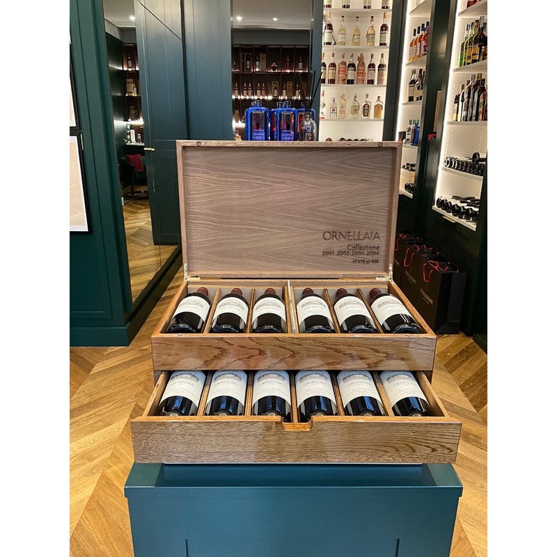 Ornellaia Vertical Collezione 2001-2002-2003-2004 750ml 12 bottles OWC 1 of 600 cases