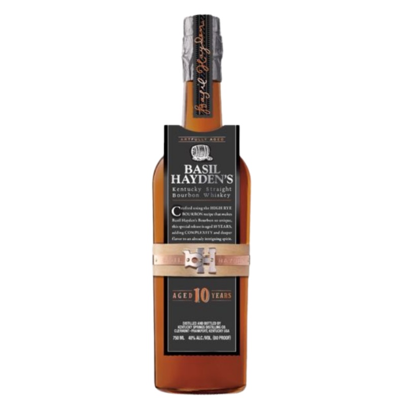 Basil Hayden Aged 10 Years Bourbon Whiskey 750ml