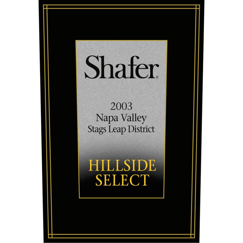 Shafer Hillside Napa Cabernet Sauvignon 2003