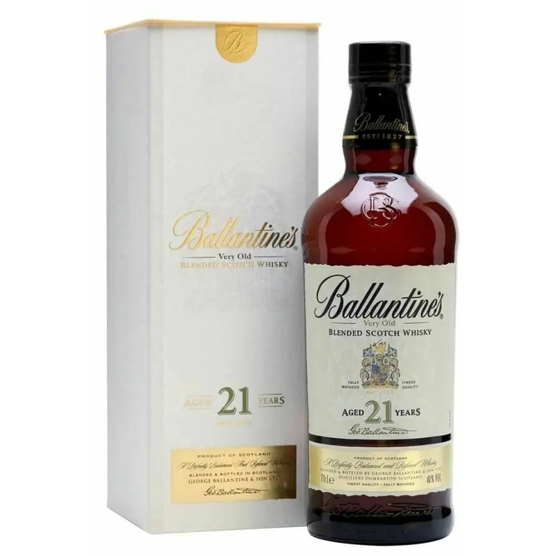 Ballantine's 21 Years Old Scotch Blended Whisky (1x70cl)