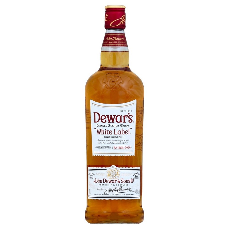 Dewar's White Label Blended Scotch Whisky 1L