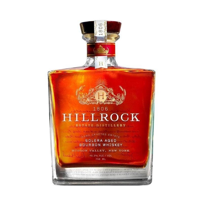 Hillrock Solera Aged Bourbon Whiskey Pinot Noir Finish 750mL