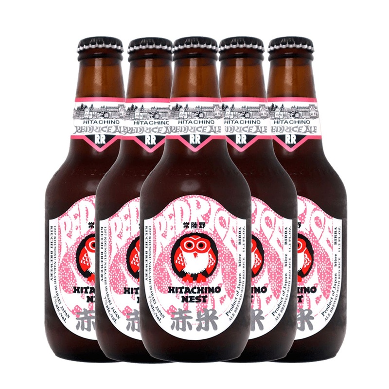 x6 Hitachino Nest Red Rice Ale 330ml