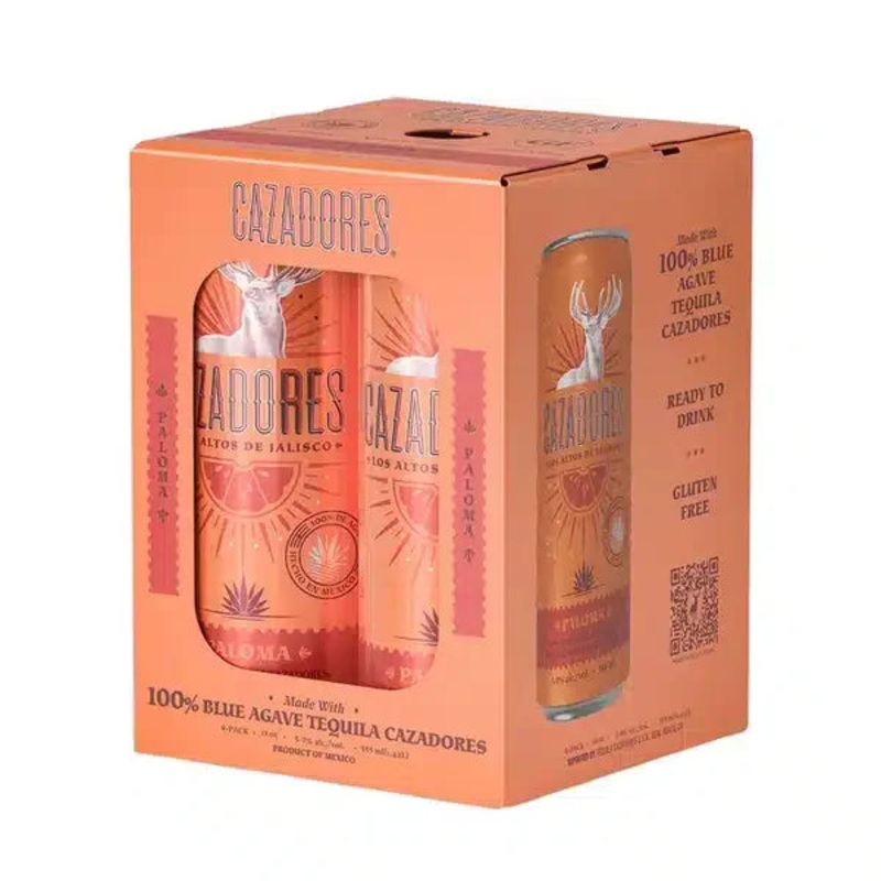 Cazadores Cocktail Paloma - 4-Pack 12oz