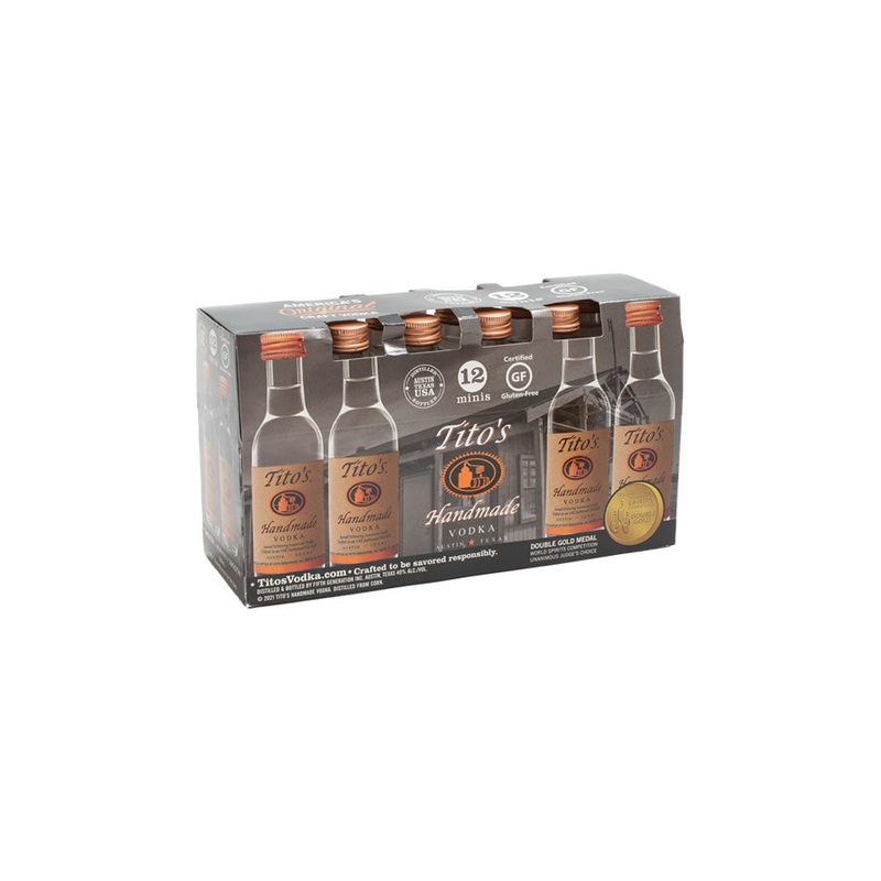 Tito's Handmade Vodka 50ML 12Pk