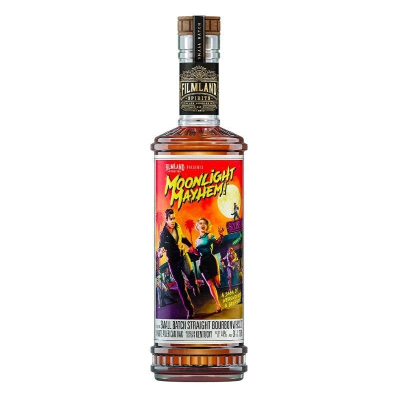 Filmland Spirits Moonlight Mayhem Small Batch Bourbon Whiskey 750mL