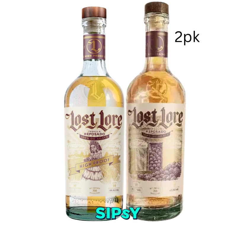 Lost Lore High Proof Reposado + Reposado Tequila 2pk - 750ml