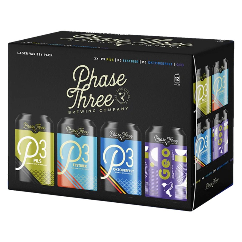 Phase Three Lager Variety 12Pk