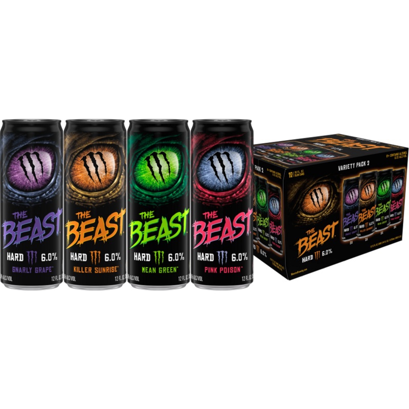 The Beast Hard Seltzer Variety 2 12Pk