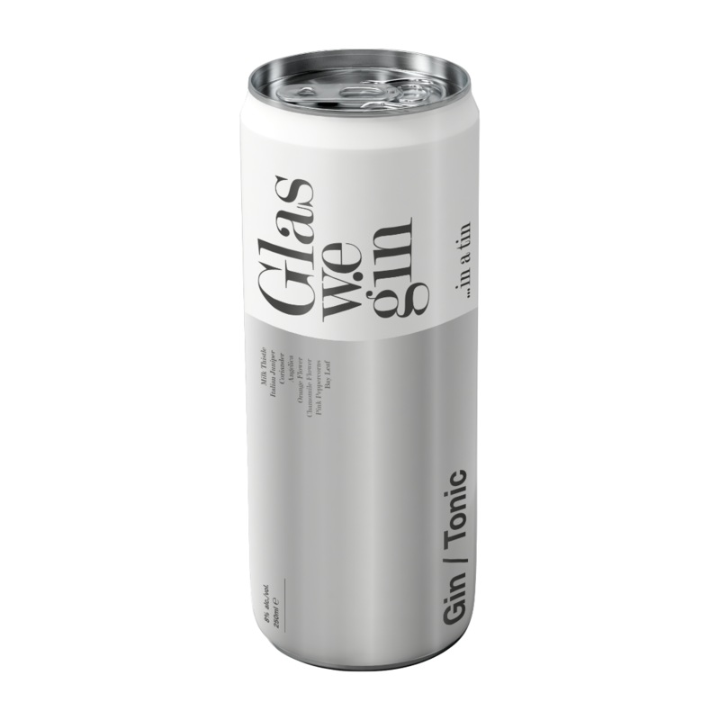 Glaswegin Premium Gin Ready To Drink Can