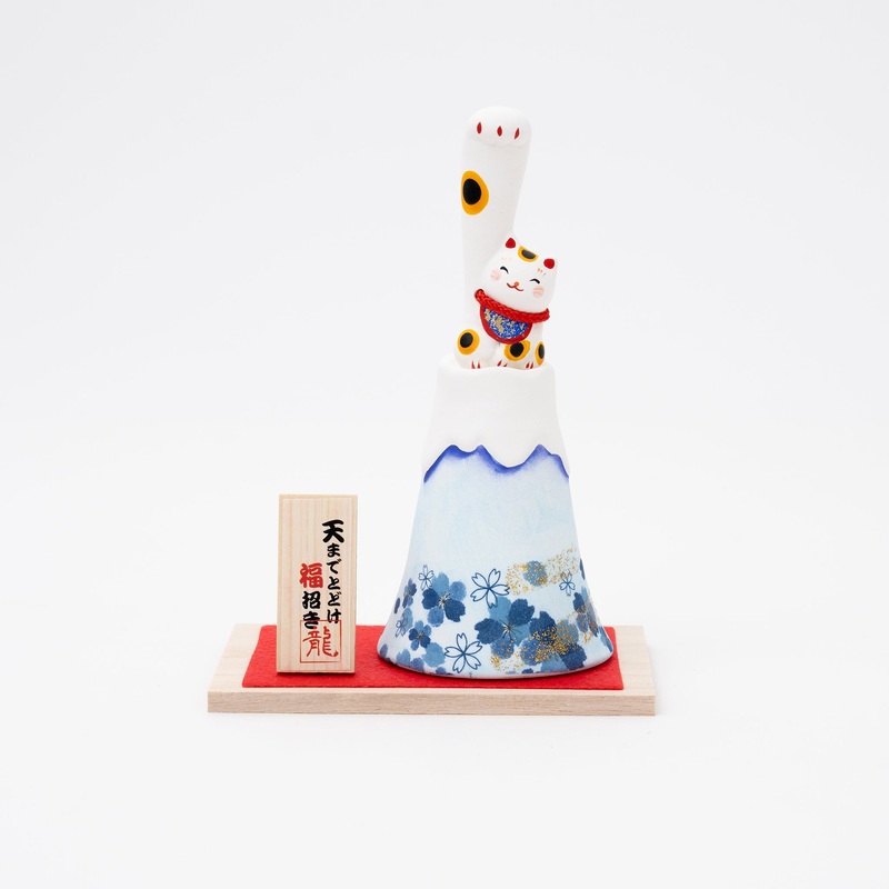 Mt. Fuji Lucky Cat | Blue
