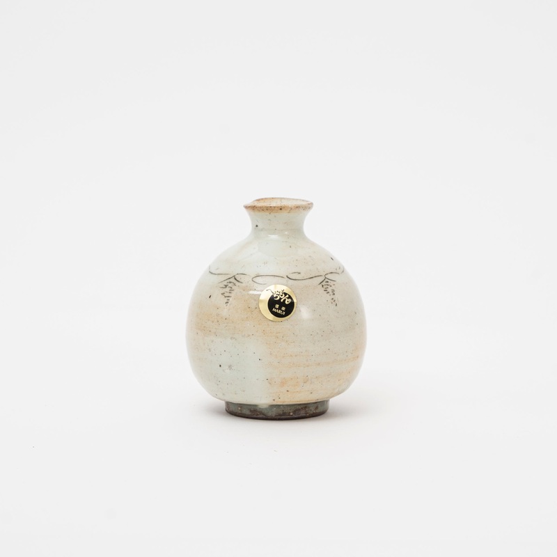 Handcrafted Shigaraki Ware Kohiki Ceramic Mini Vase