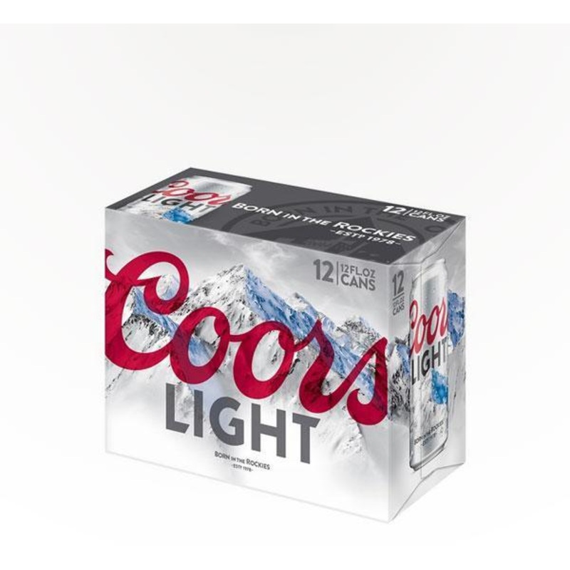 Coors Light Beer - 12-Pack / 12 fl oz Cans