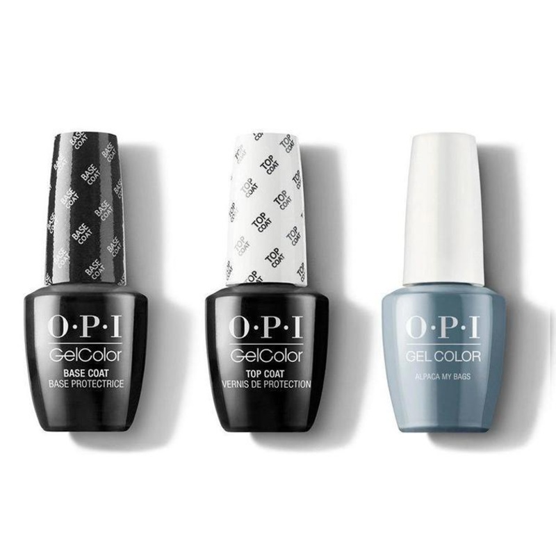 OPI - GelColor Combo - Base, Top & Alpaca My Bags