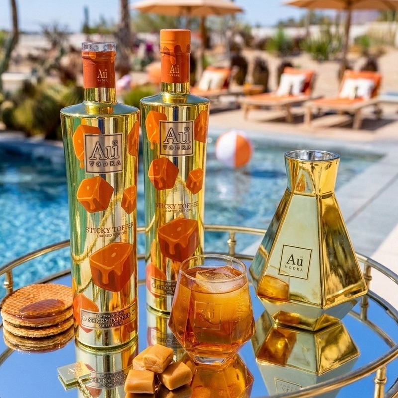 Au Vodka Limited Edtion Sticky Toffee 700ml