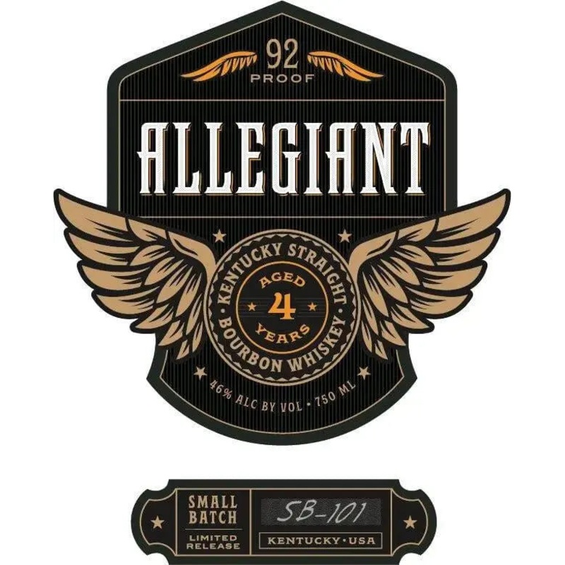 Allegiant Kentucky Straight Bourbon Whiskey Aged 4 Years 750ml
