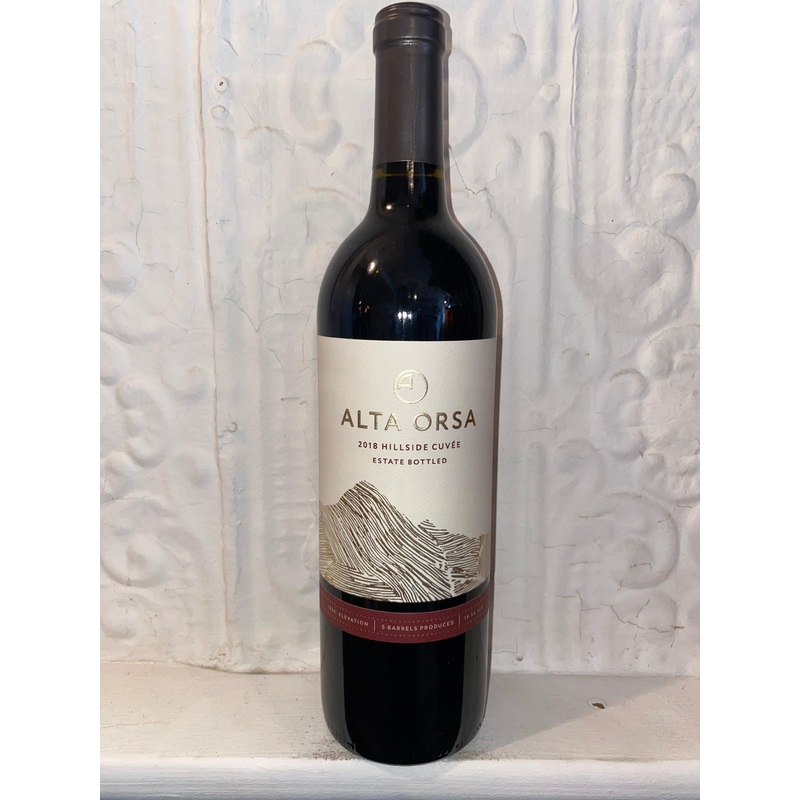 Alta Orsa Hillside Cuvee, Orsa Wines 2018 (Medocino, California)