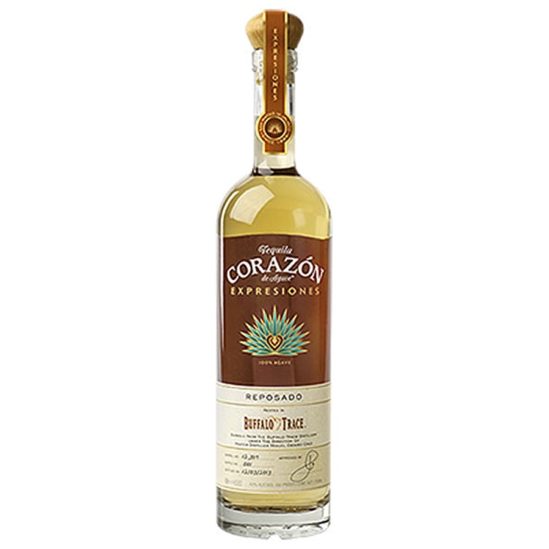 Expresiones del Corazon Tequila Reposado aged in Buffalo Trace Barrels