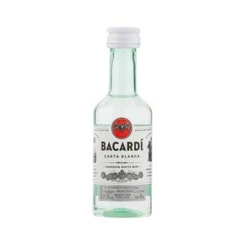 5cl Bacardi Carta Blanca - Superior White Rum