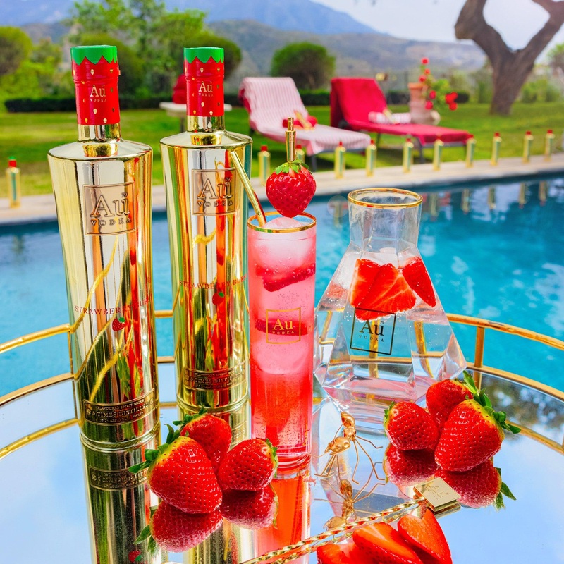 Au Vodka Strawberry Burst 750ml