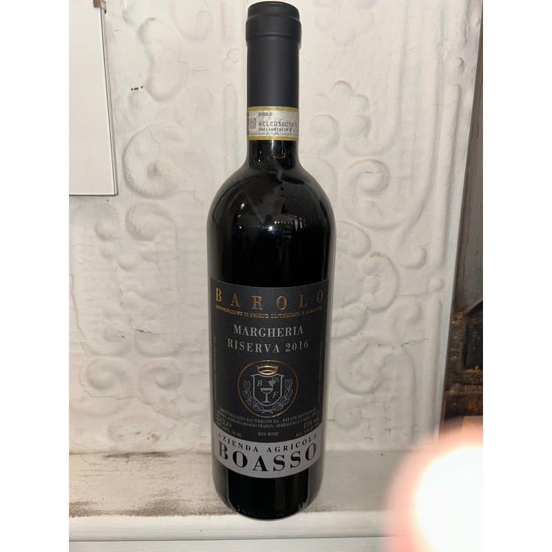 Barolo Margheria Riserva, Boasso 2016 (Piedmont, Italy)
