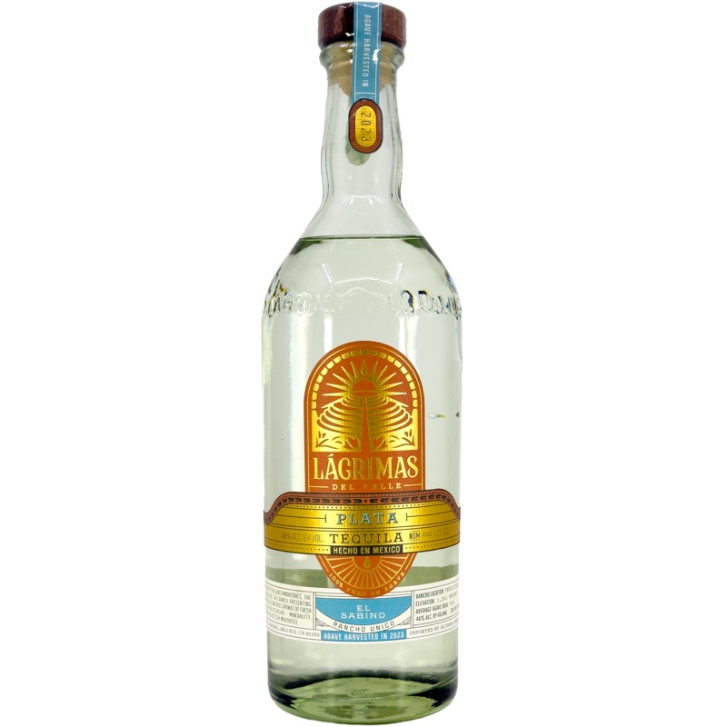 Lagrimas del Valle Rancho Unico 'El Sabino' Tequila Plata, Jalisco, Mexico