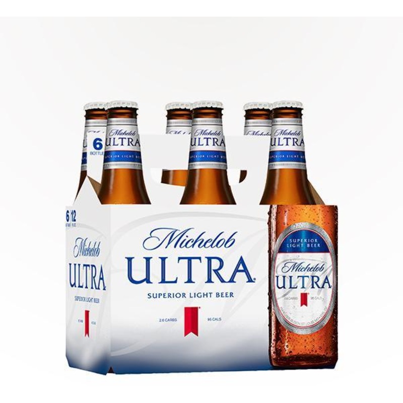 Michelob Ultra American Light Lager - 6 bottles