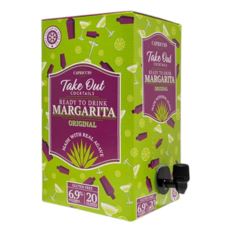 Capriccio Take Out Cocktails Ready To Drink Original Margarita (3L)