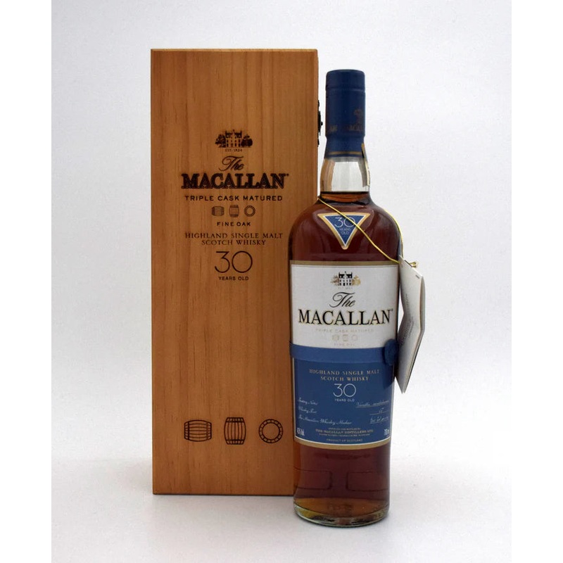 Macallan Single Malt Scotch Aged 30 years Fine Oak