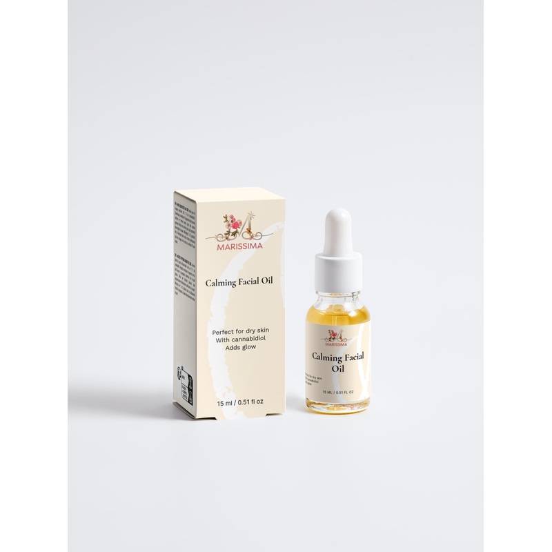 Marissima Calming Facial Oil (30ml) European-Made Soothing Oil for Sensitive Skin | SupplyQueen