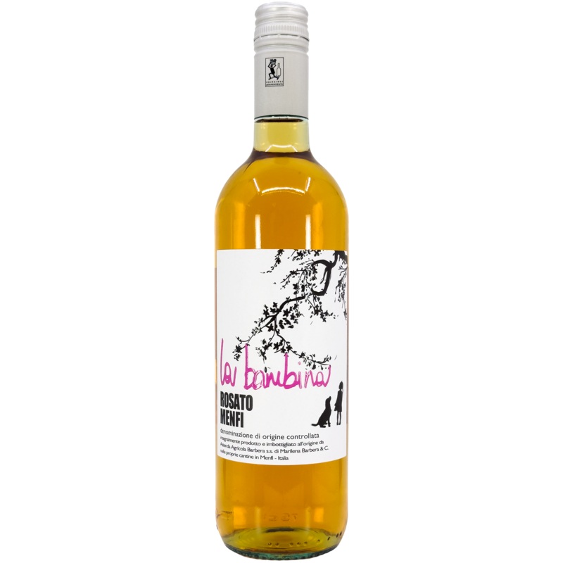 Cantine Barbera 'La Bambina' Menfi Rosato, Sicily, Italy