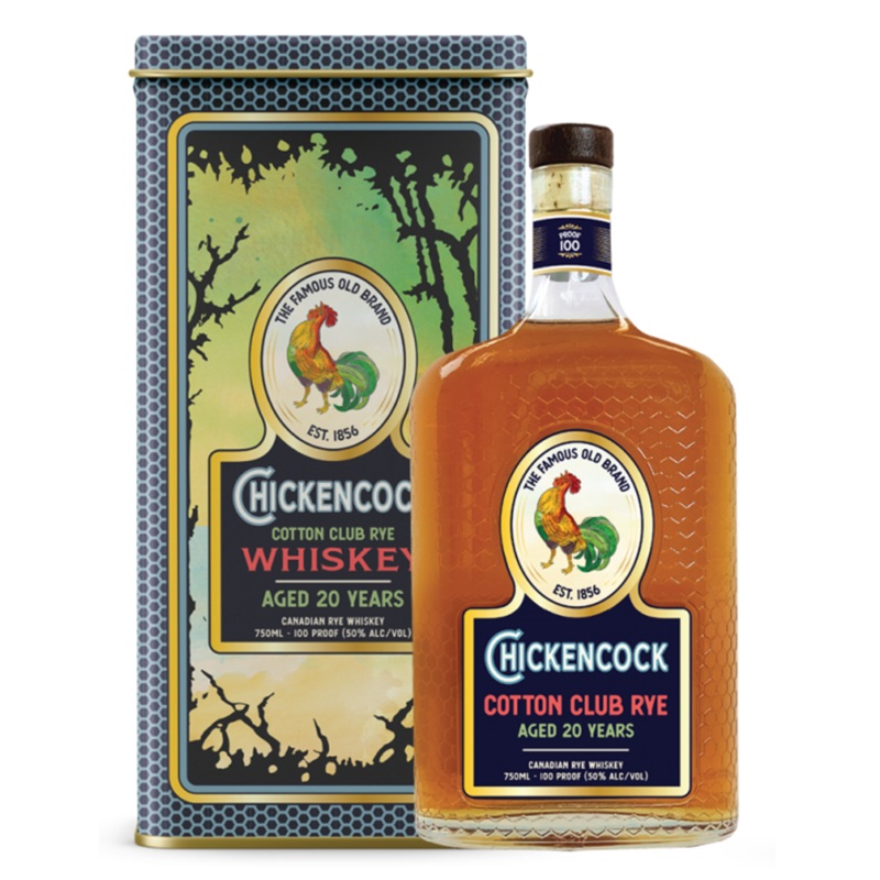 Chicken Cock Cotton Club Canadian Rye Whiskey - Aged 20 Years (750ml)