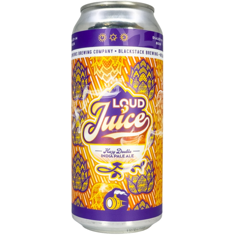 WeldWerks Brewing x Blackstack Brewing 'Loud Juice' Hazy Double IPA Beer, Colorado