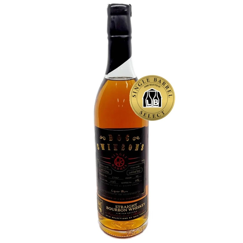 Doc Swinson's Liquor Barn Single Barrel Bourbon 5 Year 750ML