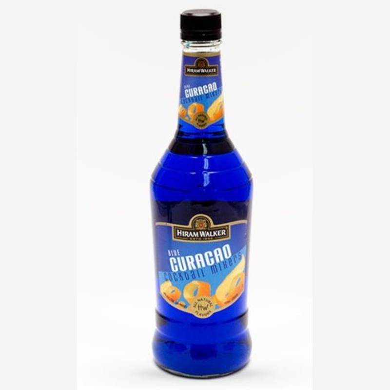 Hiram Walker Blue Curacao Cocktail Mixer (1L)