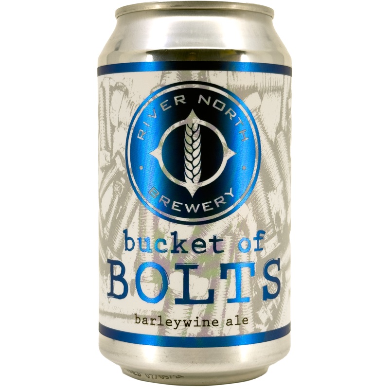 River North Brewing Buckets of Bolts Barleywine Beer, Colorado, USA