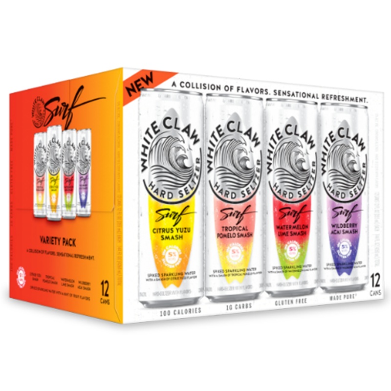 White Claw Surf Pack Hard Seltzer (12pk)