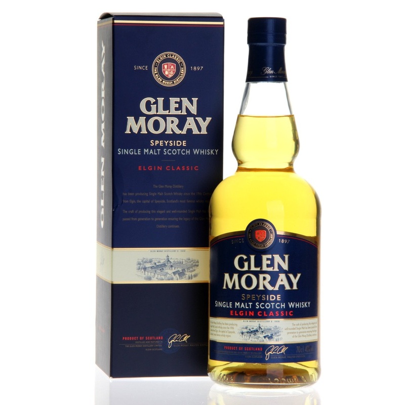 Glen Moray Classic Speyside Single Malt Scotch Whisky (750ml)