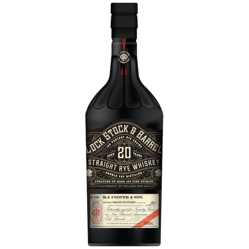 Lock Stock & Barrel 20 Year Straight Rye Whiskey