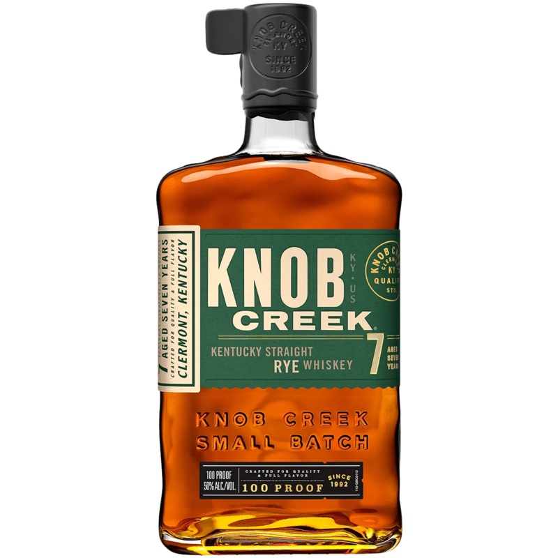 Knob Creek 7 Year Old Straight Rye Whiskey, Kentucky